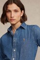 Ρούχα Τζιν πουκάμισο Polo Ralph Lauren 211899526 σκούρο μπλε