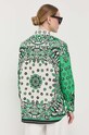 Îmbrăcăminte Red Valentino camasa din bumbac 2R0ABL456SM verde