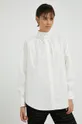 λευκό Βαμβακερό πουκάμισο Résumé