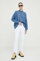 Mustang camicia 1013915.5000.500 blu SS23