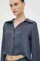 blu navy American Vintage camicia