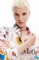 Desigual koszula bawełniana 23SWCW24 biały SS23
