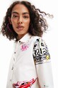 Desigual koszula bawełniana 23SWCW26 biały SS23