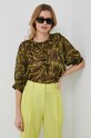 Sisley bluzka zielony 5W7XLQ03N.63D