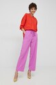 Πουκάμισο United Colors of Benetton 5WR7DQ034.3T5 πορτοκαλί SS23