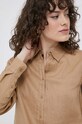Льняная рубашка United Colors of Benetton бежевый 5BMLDQ02U.193