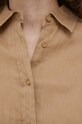 Льняная рубашка United Colors of Benetton 5BMLDQ02U.193 бежевый