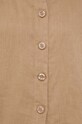 United Colors of Benetton koszula lniana 5BML5QB75.193 beżowy AA00