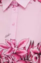 Bavlnená košeľa Pinko ružová