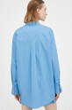 Odzież Herskind koszula bawełniana Henriette 4704610 niebieski