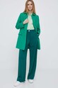 Tommy Hilfiger camasa din bumbac WW0WW38685.PPYX verde SS23