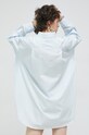 Одяг Бавовняна сорочка Tommy Jeans DW0DW15199.PPYX блакитний
