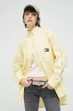 žltá Bavlnená košeľa Tommy Jeans