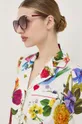 πολύχρωμο Μεταξωτό πουκάμισο Weekend Max Mara x Lily Aldridge