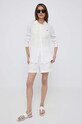 Lanena košulja Polo Ralph Lauren 211920516 bijela SS24
