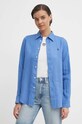 Polo Ralph Lauren koszula lniana niebieski 211920516