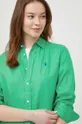 zielony Polo Ralph Lauren koszula lniana