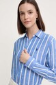 Polo Ralph Lauren koszula lniana niebieski 211910644