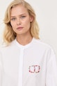 Twinset koszula bawełniana biały 231TP2414