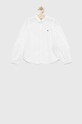 Tommy Hilfiger gyerek ing pamutból pamut fehér KG0KG07030.PPYX
