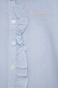 Fete Pepe Jeans camasa de bumbac pentru copii PG301612 albastru