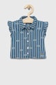 Детская джинсовая рубашка Guess узор голубой K3GH03.D5160.PPYX
