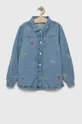μπλε Παιδικό τζιν πουκάμισο Tommy Hilfiger Για κορίτσια