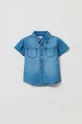μπλε Μωρό βαμβακερό πουκάμισο OVS Παιδικά