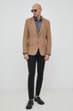 Karl Lagerfeld koszula bawełniana 531602.605000 czarny SS23