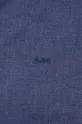Πουκάμισο με μείγμα από λινό Michael Kors σκούρο μπλε