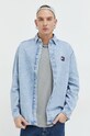 Oblačila Bombažna srajca Tommy Jeans DM0DM15625.PPYX modra