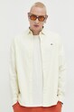 Tommy Jeans camasa din bumbac DM0DM15408.PPYX galben SS23
