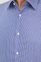 Βαμβακερό πουκάμισο BOSS μπλε