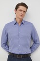 Odzież BOSS koszula bawełniana 50484395 niebieski