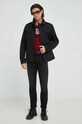 Bavlnená košeľa G-Star Raw D21445.C900 čierna SS23