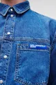 niebieski Karl Lagerfeld Jeans koszula jeansowa