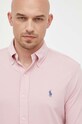 Îmbrăcăminte Polo Ralph Lauren cămașă din bumbac 710654408 roz