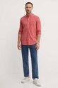 Oblečenie Bavlnená košeľa Polo Ralph Lauren 710654408 ružová