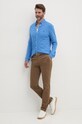 Oblečení Bavlněná košile Polo Ralph Lauren 710654408 modrá