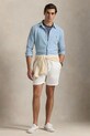 Одежда Хлопковая рубашка Polo Ralph Lauren 710654408 голубой