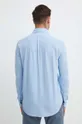 modra Bombažna srajca Polo Ralph Lauren
