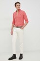 Odzież Polo Ralph Lauren koszula bawełniana 710654408 czerwony