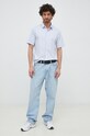 Košile Calvin Klein K10K109440.PPYX modrá SS24