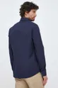 tmavomodrá Bavlnená košeľa Calvin Klein