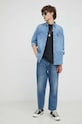 Ρούχα Τζιν πουκάμισο Levi's 85744.0047 μπλε