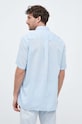 Oblečení Košile s příměsí lnu Liu Jo M123P201SHORTLINEN modrá
