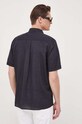 Oblečenie Košeľa s prímesou ľanu Liu Jo M123P201SHORTLINEN tmavomodrá