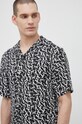 Košile Calvin Klein černá KM0KM00854.PPYX