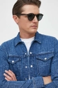 granatowy Pepe Jeans koszula jeansowa Dave Logo