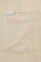 Pepe Jeans koszula lniana Parker Long PM307793.855 zielony SS23